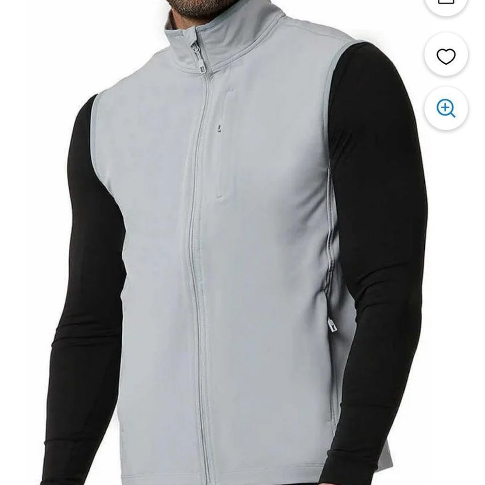 32 Degrees Men's Light Gray Vest